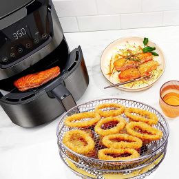 Airfryer Air Fryer Accessories Three Layer Round