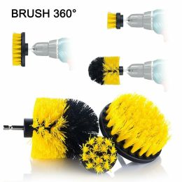 Drill Brush Set Power Scrubber Brushes for Car Wash Cleaning Carpet Tile Grout