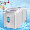 Portable Countertop Ice Maker Machine for Crystal Ice Cubes in 48 lbs/24H with Ice Scoop for Home Use