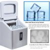 Portable Countertop Ice Maker Machine for Crystal Ice Cubes in 48 lbs/24H with Ice Scoop for Home Use