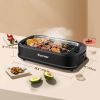 Smokeless Electric Portable BBQ Grill with Turbo Smoke Extractor