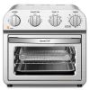 10QT Convection Air Fryer Oven Warm, Broil, Toast, Bake, Air Fry, Oil-Free, Stainless Steel