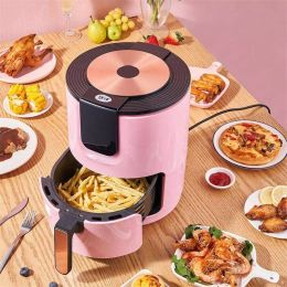 Air Fryer Household Intelligent All-in-one French Fries Machine (Electrical outlet: EU, Color: Pink)