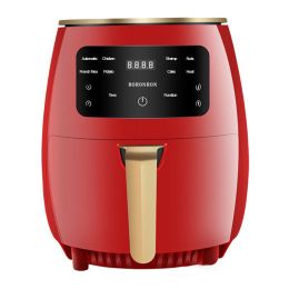 Air Fryer Smart Touch Home Electric Fryer (Electrical outlet: EU 220V, Color: Red)