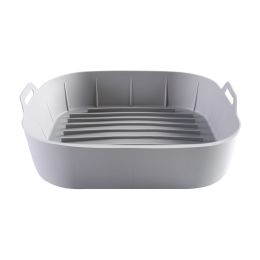 Silicone Air Fryer Accessories Baking Tools Tray (Color: GreenElectrical outlet)