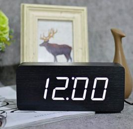 Wooden alarm clock (Color: B1)