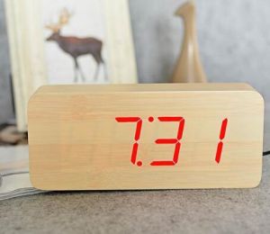 Wooden alarm clock (Color: A2)