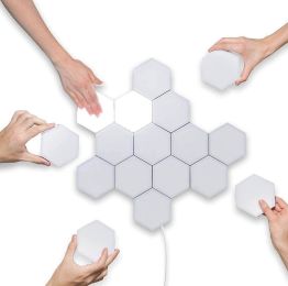 British Creative Honeycomb Modular Assembly Helios Touch Wall Lamp (Quantity: 6PCS)