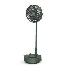 Storage Floor Electric Fan Household Desktop Remote Control Small Rechargeable Large Electric Fan (Style: With humidifier)