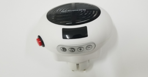 Mini heater heater for household electric hot air heater (Color: White)