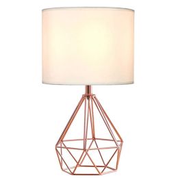 Diamond table lamp (Color: Rose Gold)