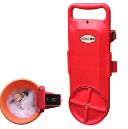 Vibrating small mini portable bucket portable washing machine lazy dormitory renting artifact portable scrubber (Color: Red)