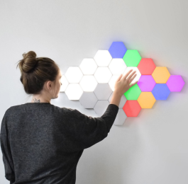 British Creative Honeycomb Modular Assembly Helios Touch Wall Lamp (Quantity: Colors Q10pcs)