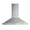 30 inch Wall Mounted Kitchen Range Hood Stainless Steel 450 CFM Vent LED Lamp 3-Speed New