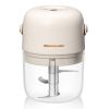 k56-22 Chic Now Mini Food Chopper Electric Food Processor Cordless Onion Garlic Chopper Portable Vegetable Mincer Meat Blender with 250ml Capacity