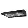 30 inch Kitchen Under Cabinet Range Hood 600CFM Stainless Steel Cooking Vented LEDs