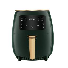 Fashion Personality Stainless Steel Air Fryer (Electrical outlet: US, Color: green)