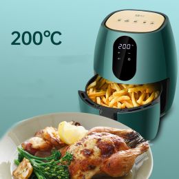 New Air Fryer Electric Smart Oven Multifunction (Electrical outlet: US, Color: LCD 7L Green Standard)